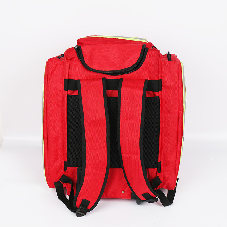 Emt Ambulance Trauma Bag Emergency Waterproof Large Red Tactical Medical Kit