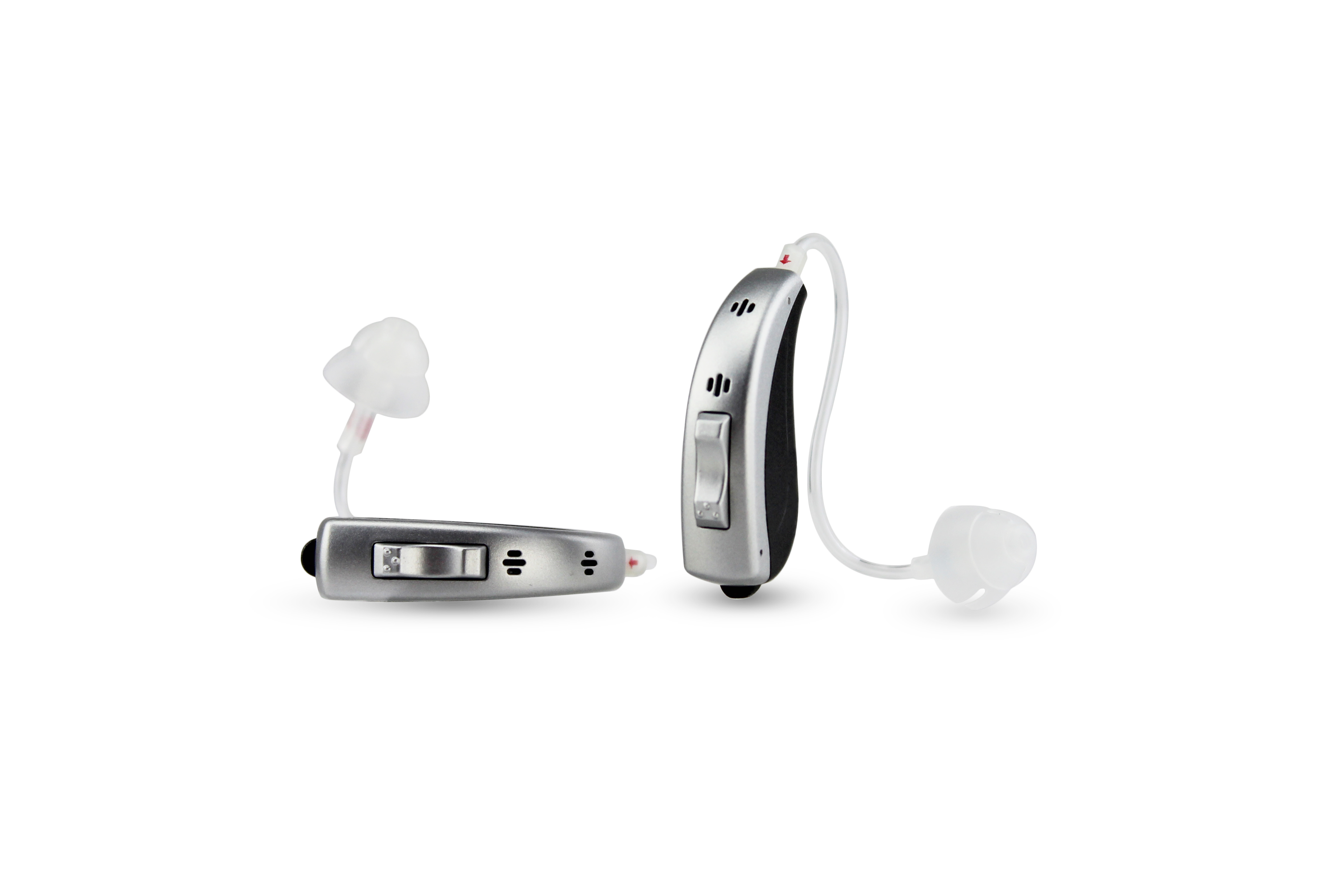 Gray Over The Counter Hearing Aids For Severe Hearing Loss App Control Rechargeable Hearing Amplifiers