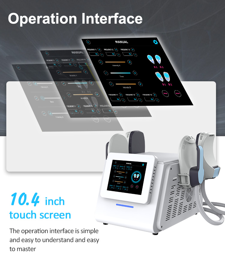 Body Shape S Shape Cavitation Muscle Building Electrical Machines 10.4in Screen ISO9001