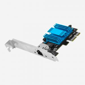 Buy cheap Blue Pci Express Graphics Card 2.5g With 1 RJ45 10 100 1000 2500Mbps Auto Sensing Interface product