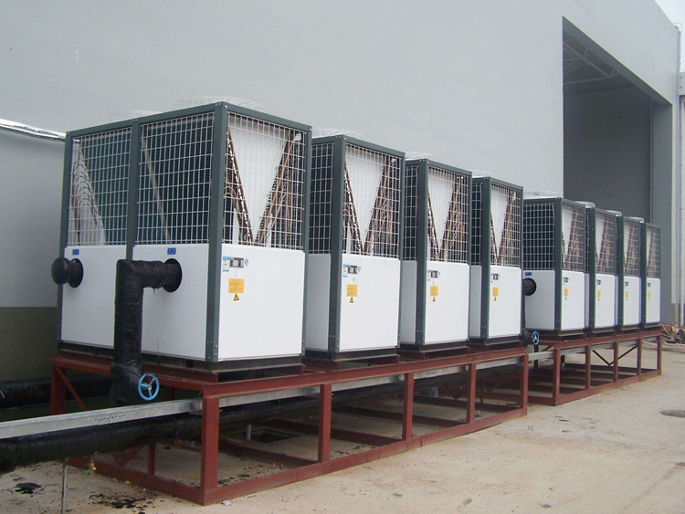 Convenient Commercial Air Source Heat Pump With Shell Heat Exchanger