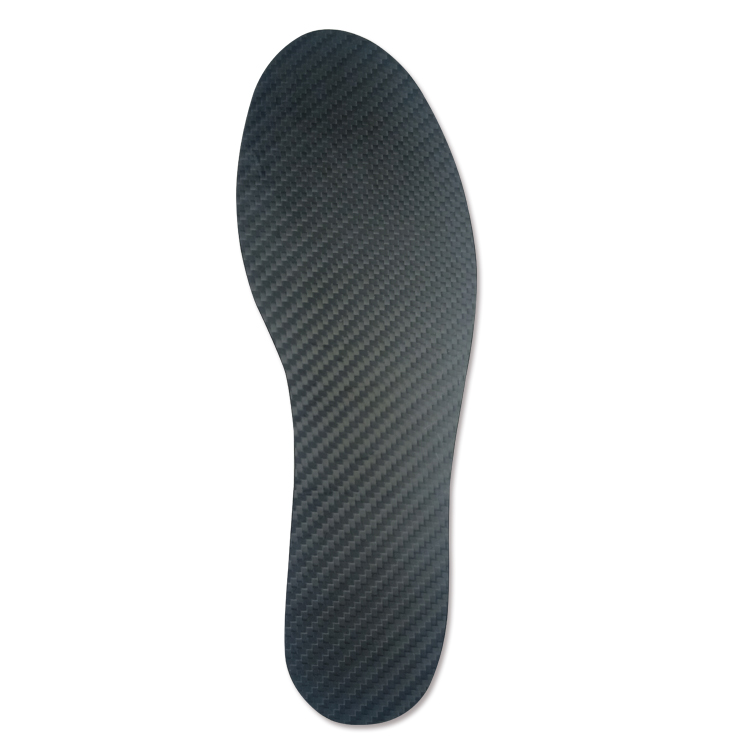 67% Carbon Fiber and 33% Epoxy Resin Insole Full Length Rigid Shoe Insert for Support