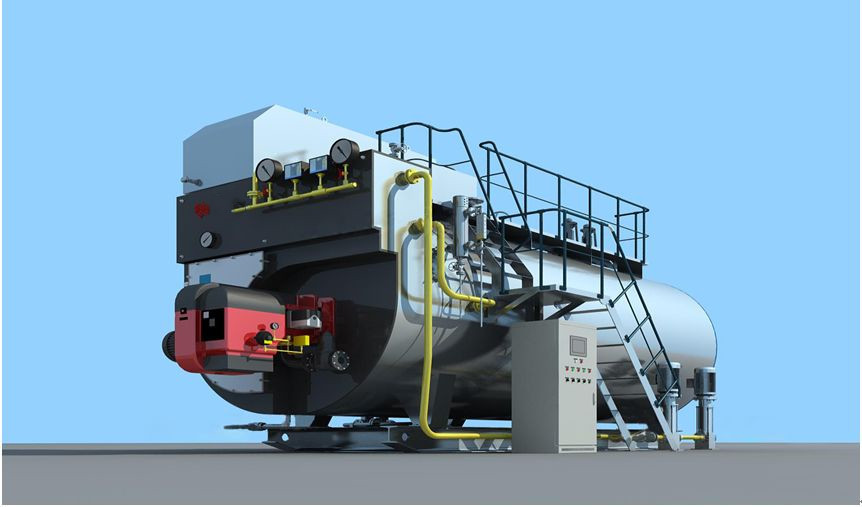 Three Cycles Electric Condensing Boiler , Condensing Water Boiler Power Plant Easy Maintain