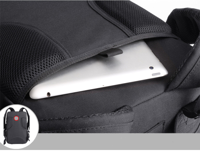 45L Black Army Knapsack Bag Waterproof 1000D Cordura PU Coating