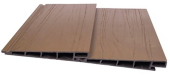 Cover Laminating WPC Weatherboard Cladding Panel for Prefabricated Exterior Wall Facade
