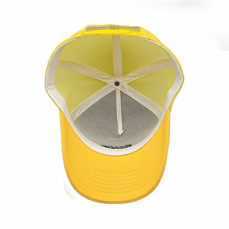 Solid Colors Lightweight Trucker Mesh Cap With Adjustable Strap Small Braid