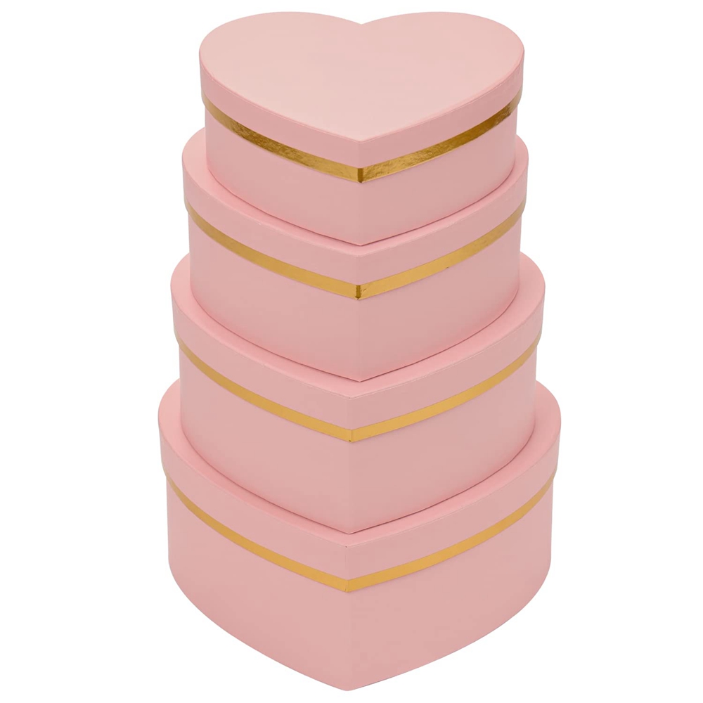 Custom Order Luxury Love Heart Shape Cosmetics Gift Packaging Paper Box For Wedding Gift
