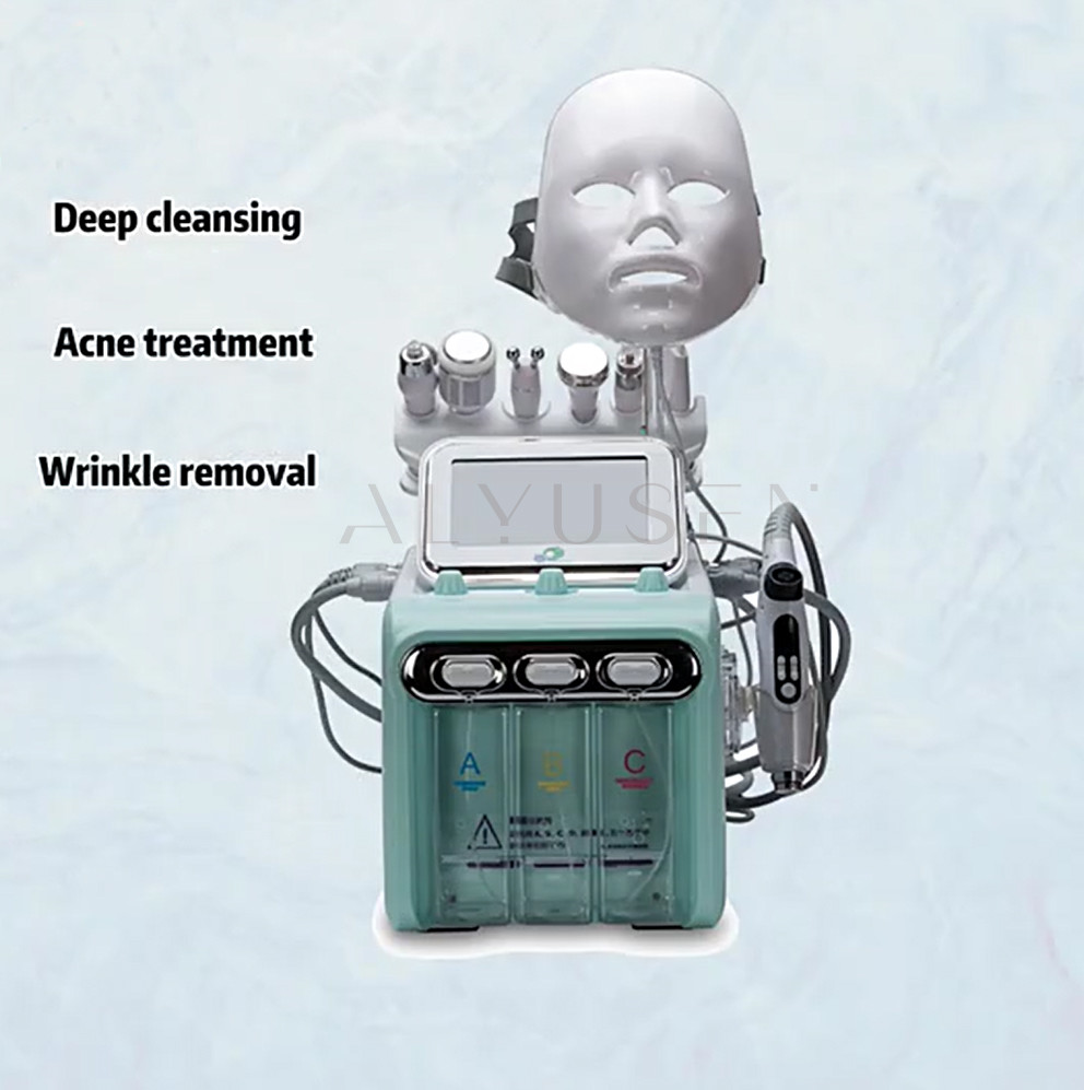 Portable Hydra Beauty Machine 7 In 1 Water Dermabrasion Oxygen Facial Jet Peel