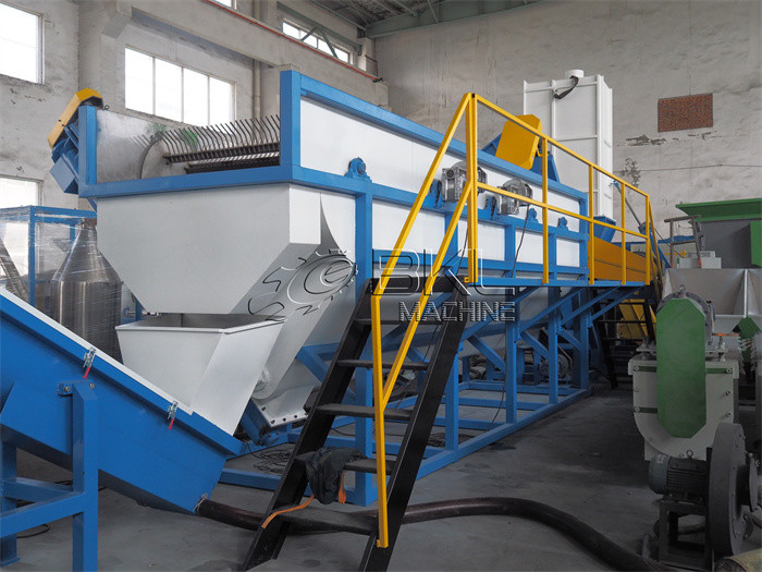 Plastic Scrap Pp Pe Film Washing System 500kg/H - 600kg/H