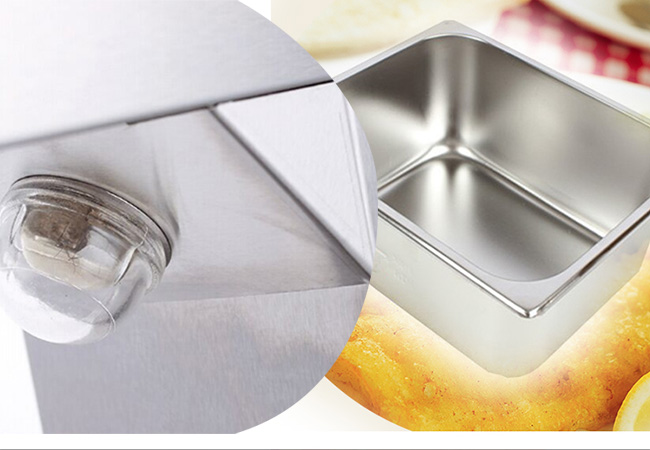 Safe Commercial French Fry Warmer Cake Display Fridge Thermostatic Control Increase Temperature Rapidly