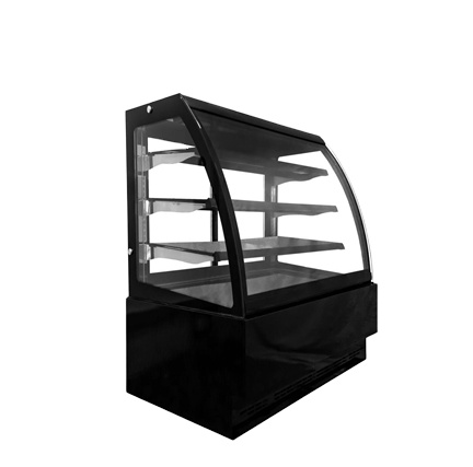Bakery shop refrigeration equipment double layers cake showcase with CE/ETL