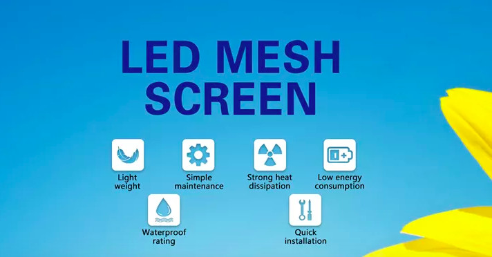 P7.8 P10 P15 Transparent Strip Led Mesh Screen Display Panel Outdoor