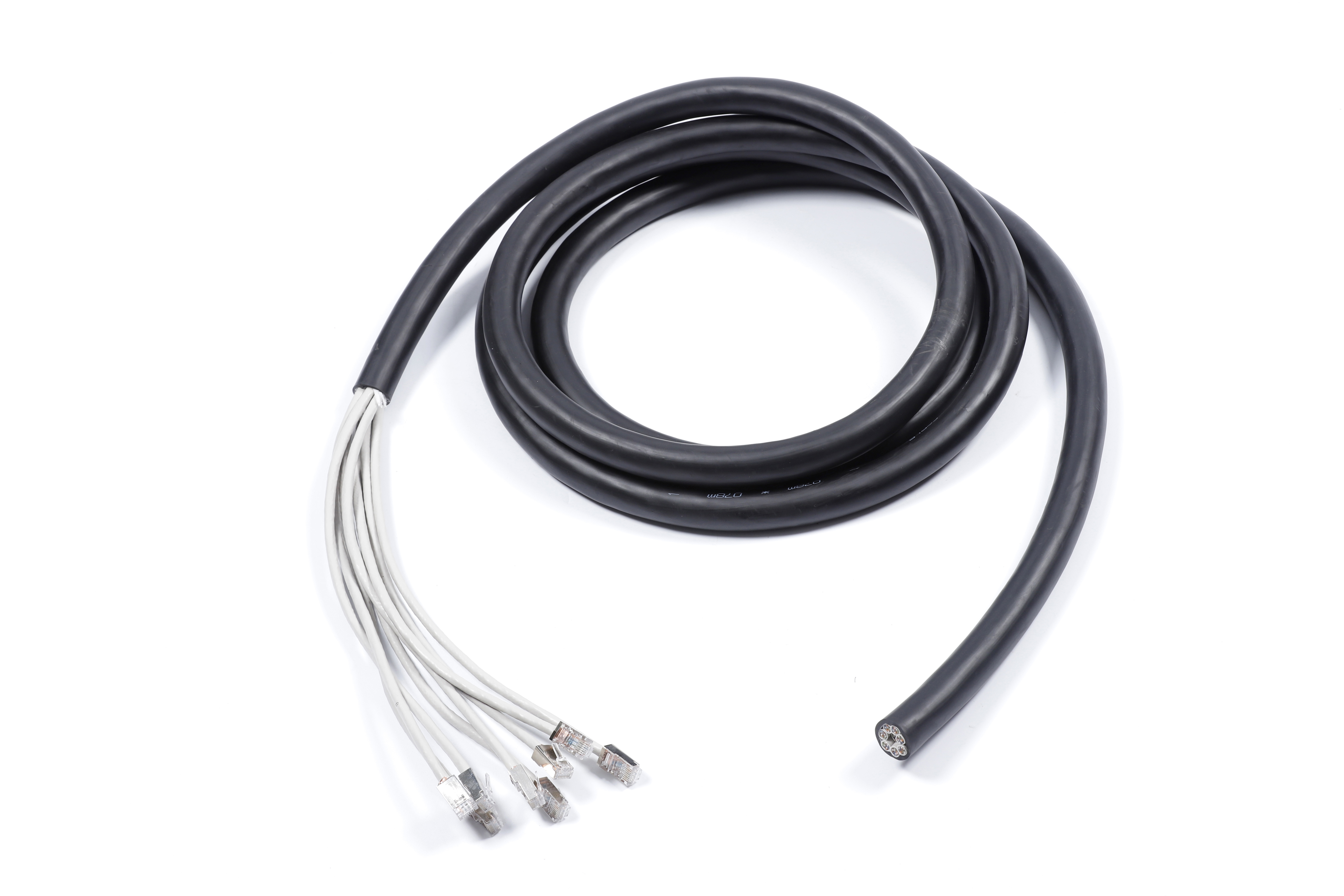 High Speed Gige Vision Industrial Camera Ethernet Cable Cat6a Network S/ftp Rj45 8p