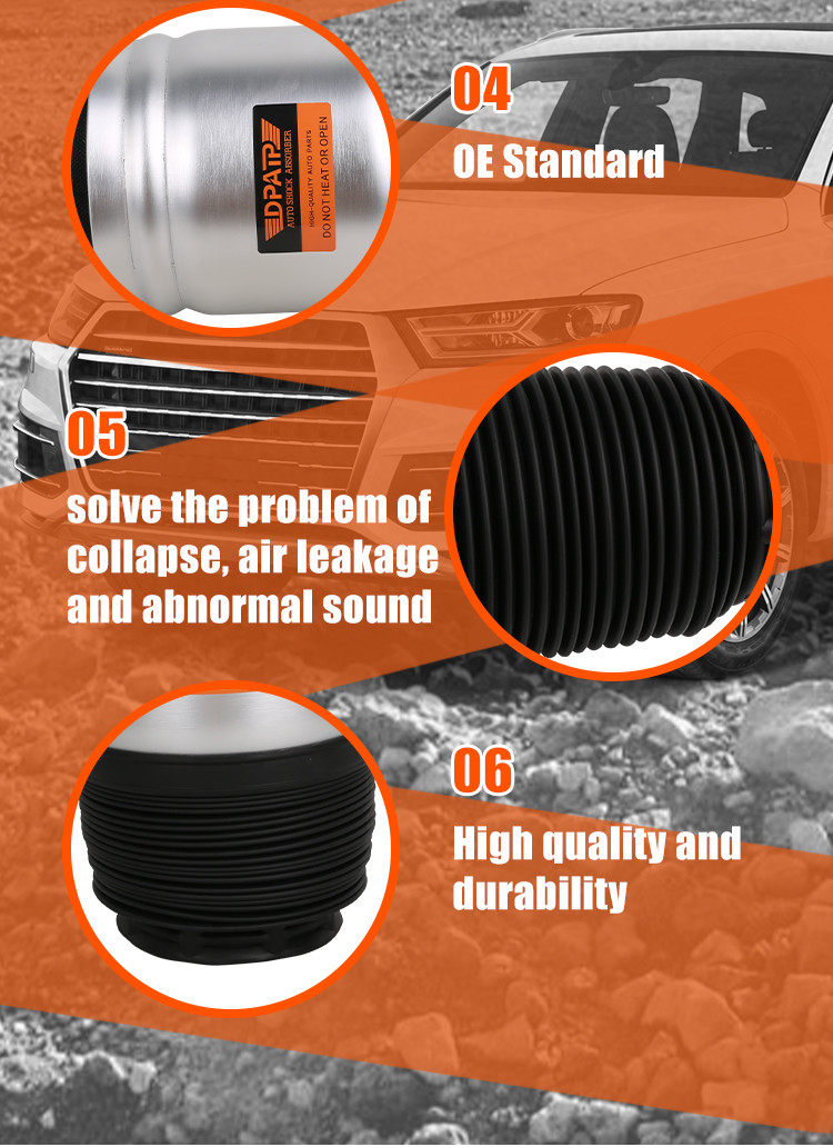 97034315233 Front Air Suspension Air Spring For Porsche 970 14-16 97034315236