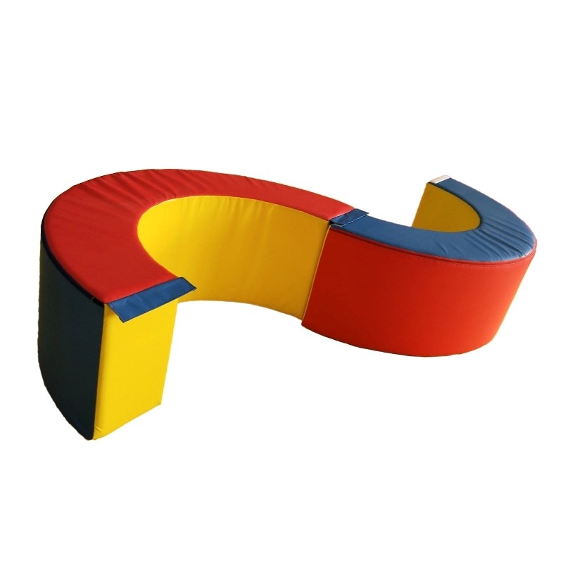 Moon Round Commercial Soft Play Equipment For Kids Soft Foam Play Chair Indoor