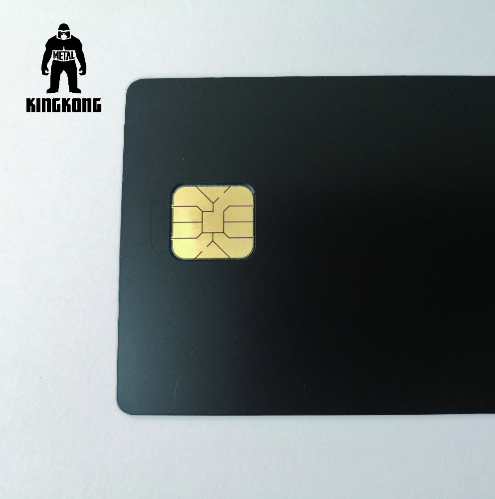 Luxury Copper Metallic Ink Business Cards For Bank SLE4442 Chip Matt Effect