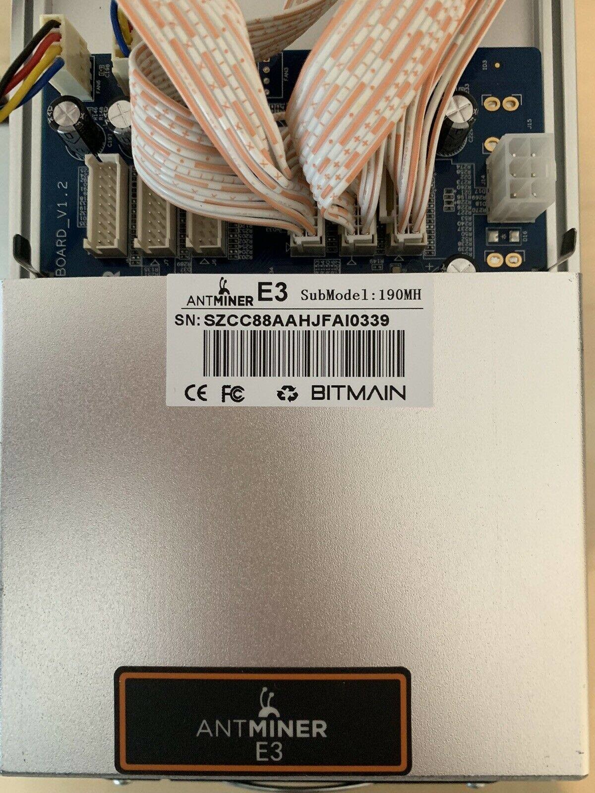 Bitmain ETH Ethereum Miner Machine ASIC Antminer E3 190MH/S