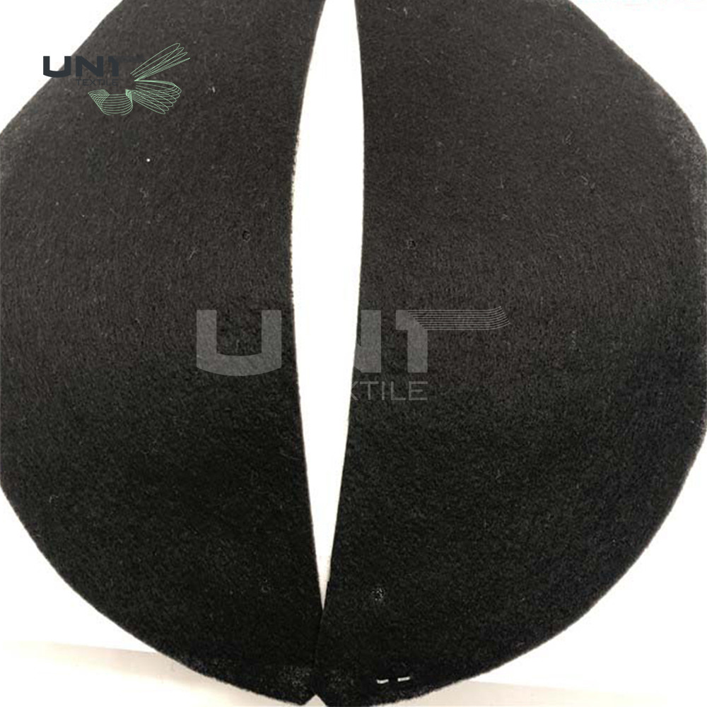 Cotton Canvas Sewing Womens Shoulder Pads Eco - Friendly Black Color