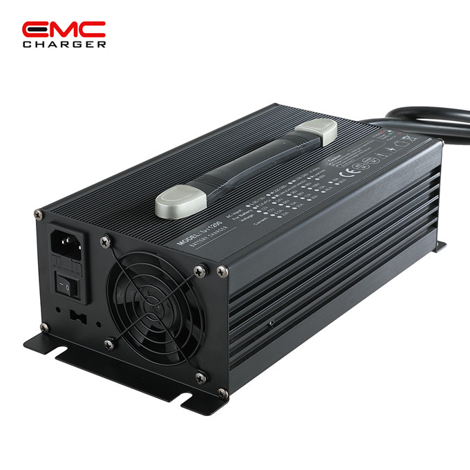 12V 50A Aluminium Alloy with Fan lithium battery charger for E-forklift CE
