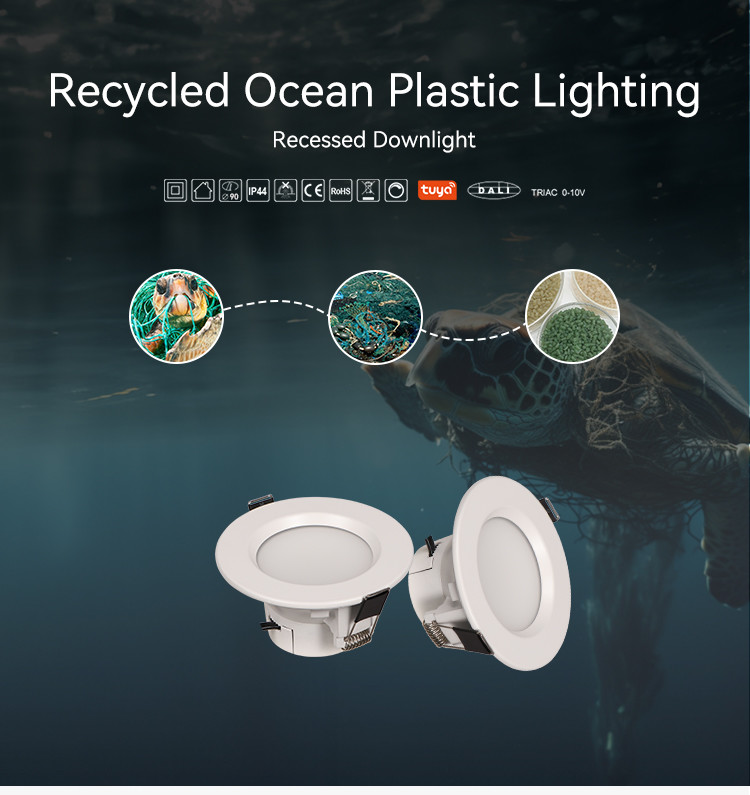 9W 3CCT LED Adjustable Downlights IP44 Hole 90mm Led Downlights Dimmable Magnetic