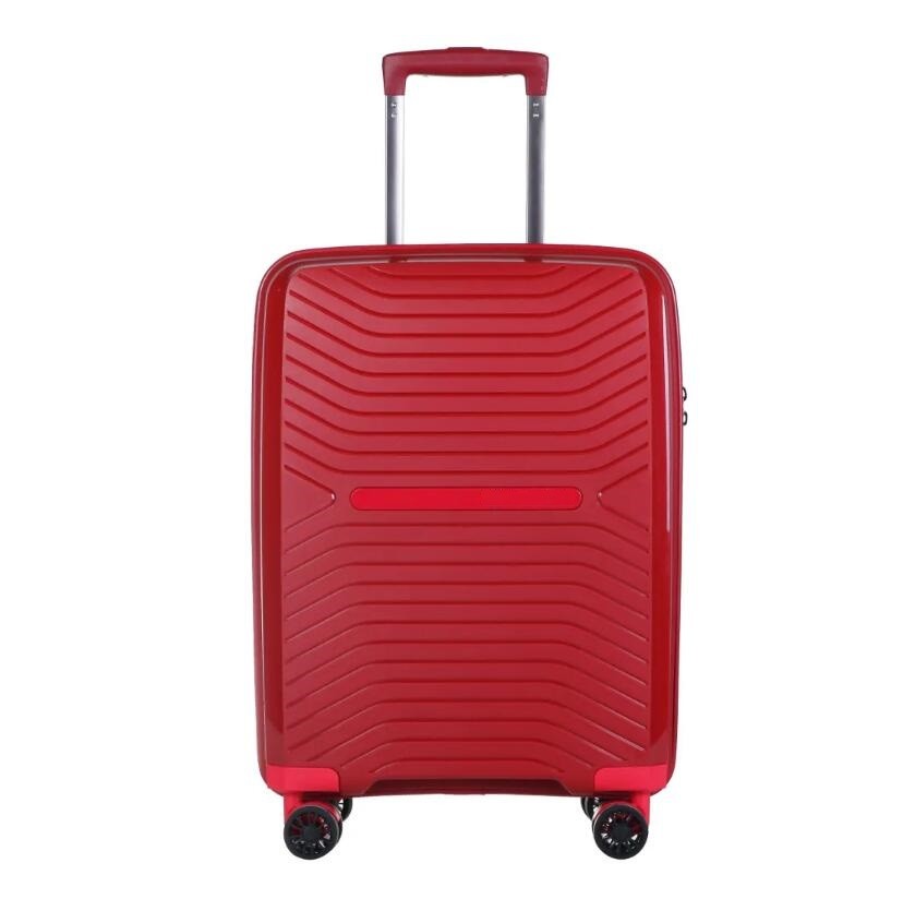 Hard Shell Double Wheel Red ODM Stylish Trolley Bags