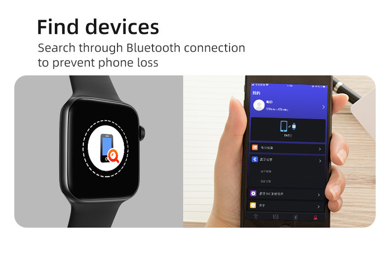 170mAh IPS 320x240 Full Touch Smartwatch IWO 10 T500 Plus BT3.0