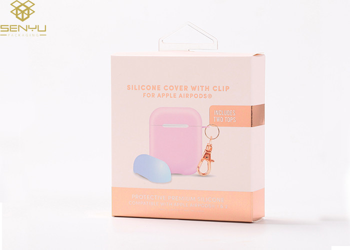 Mini Color Paper Box Mobile Accessories Packaging For Apple Airpods Protective Case