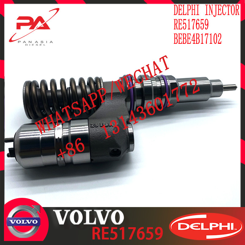 Diesel Engine Fuel injector RE517659 BEBE4B17102 A3 for V-O-L-V 6125 TIER 2 -OH - MID POWER
