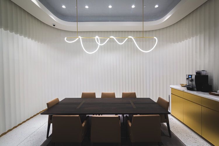 7000lm Restaurant Led Strip Chandelier Led Rope Chandelier 110~240V