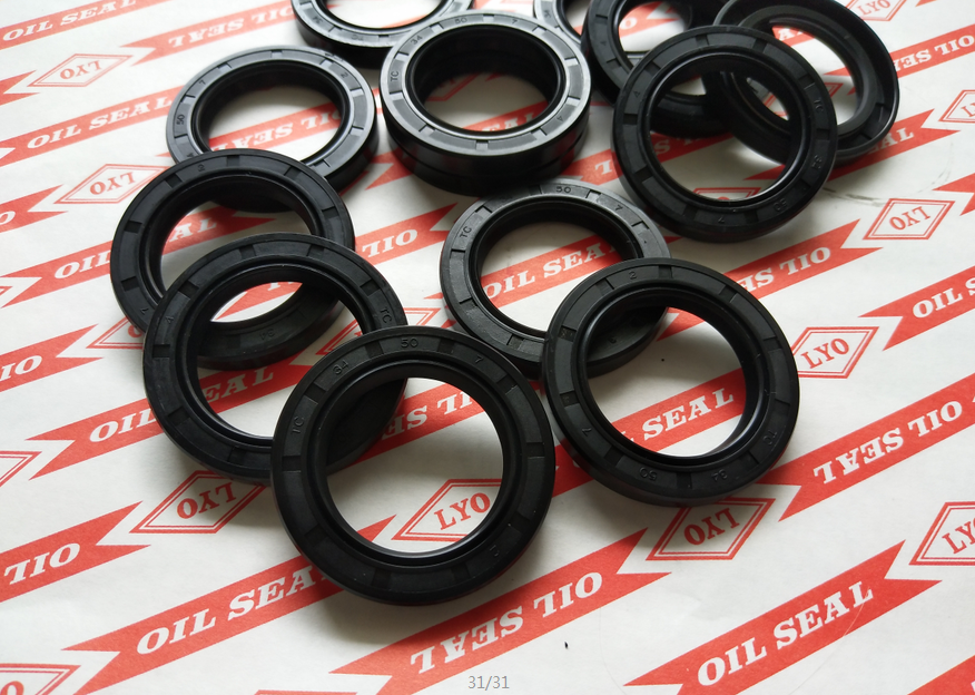 TC framework oil seal,model 34*50*7,NBR material,color is generally biack and brown.
