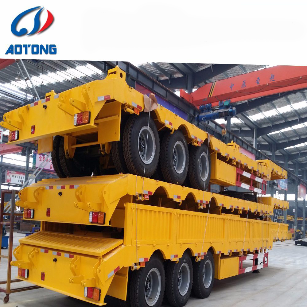 Hydraulic Multi Axle 35-100 Ton Bulk Cargo Carrier Lowboy Trailer Within Your Budget