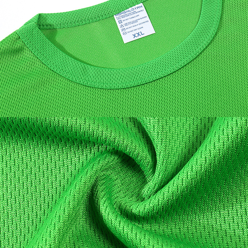 Multifunctional Womens Mens Sports T Shirts Short Sleeve With Polyester Material