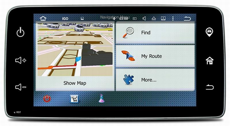 Ouchuangbo car gps navi multi android 5.1 for Mercedes Benz Smart 2015 with 3g wifi SWC 1GB DDR