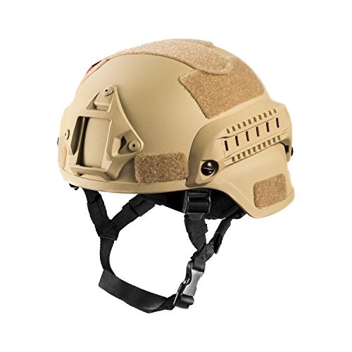 Tactical Ballistic Helmet with Impact Resistance and Anti Spall for Enhanced Protection