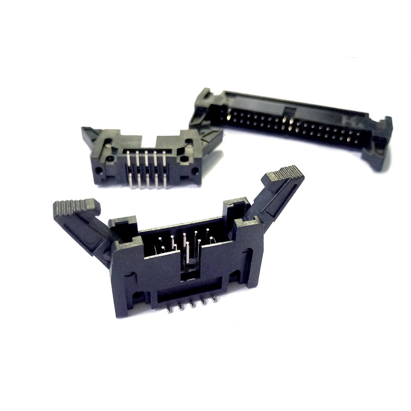 12 Pin SMT Shrouded Header Connector 2.54mm Double Row