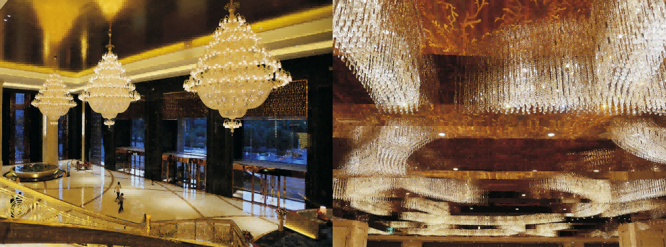 Modern Chinese Culture Modern Hobby Lobby Chandelier For Banquet Hall