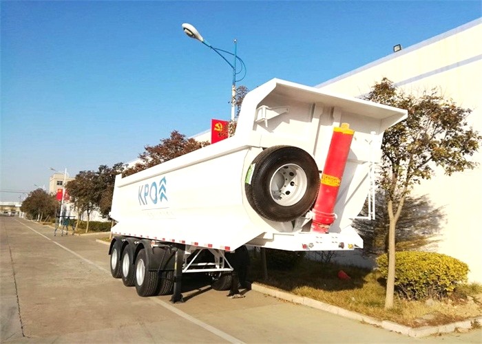Sinotruk U Shape 3 Axle 35 CBM Hydraulic Tipping Trailer