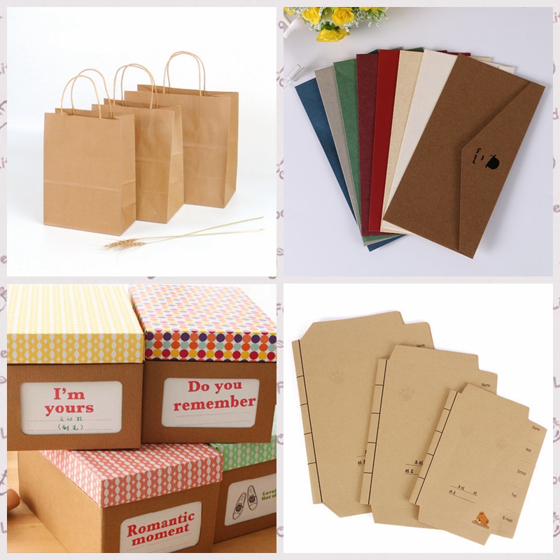 80GSM -300GSM Environmentally Friendly Tear Resistant Brown Kraft Paper In Roll