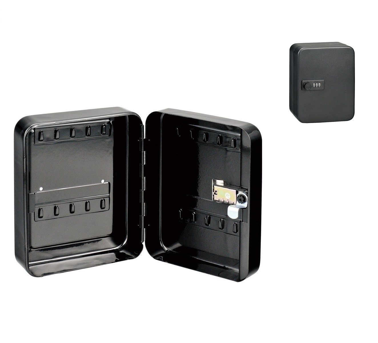8 Inch High Portability 20 position Metal Key Box With Combination Lock