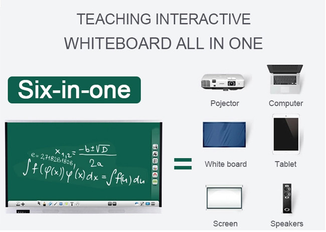 110in Interactive Board For Teaching 32768×32768 Touch Screen Board For Schools