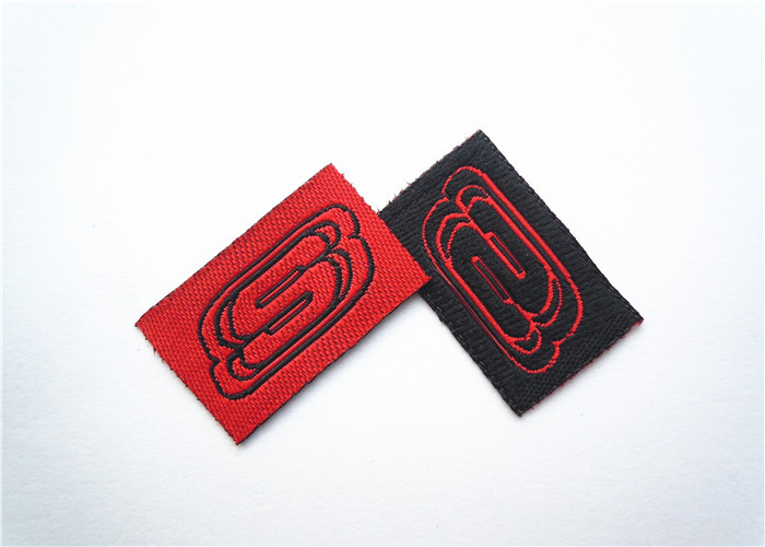 No Slip Clothing Label Tags , Woven Garment Labels Personalized