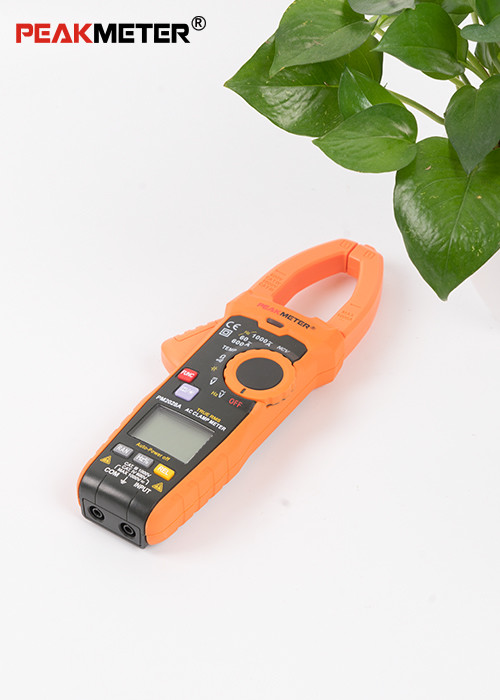 Large Range True Rms Clamp Meter , Commercial Electric Digital Clamp Meter