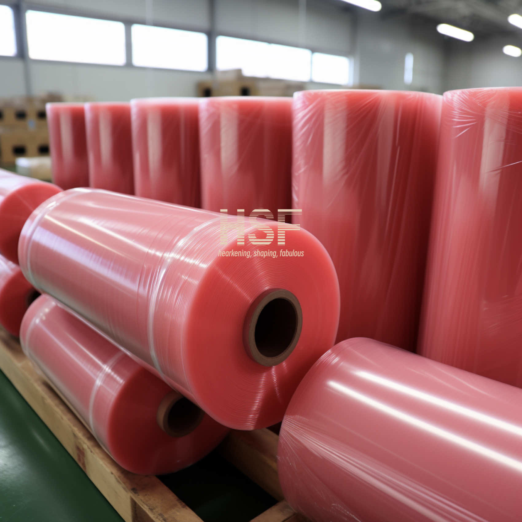 50uM Red Low Density Polyethylene Film Moisture Resistant For Packaging