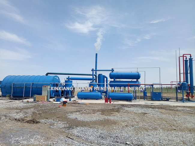 Pollution Free Huayin Plastic To Energy Convert Plastic To Diesel