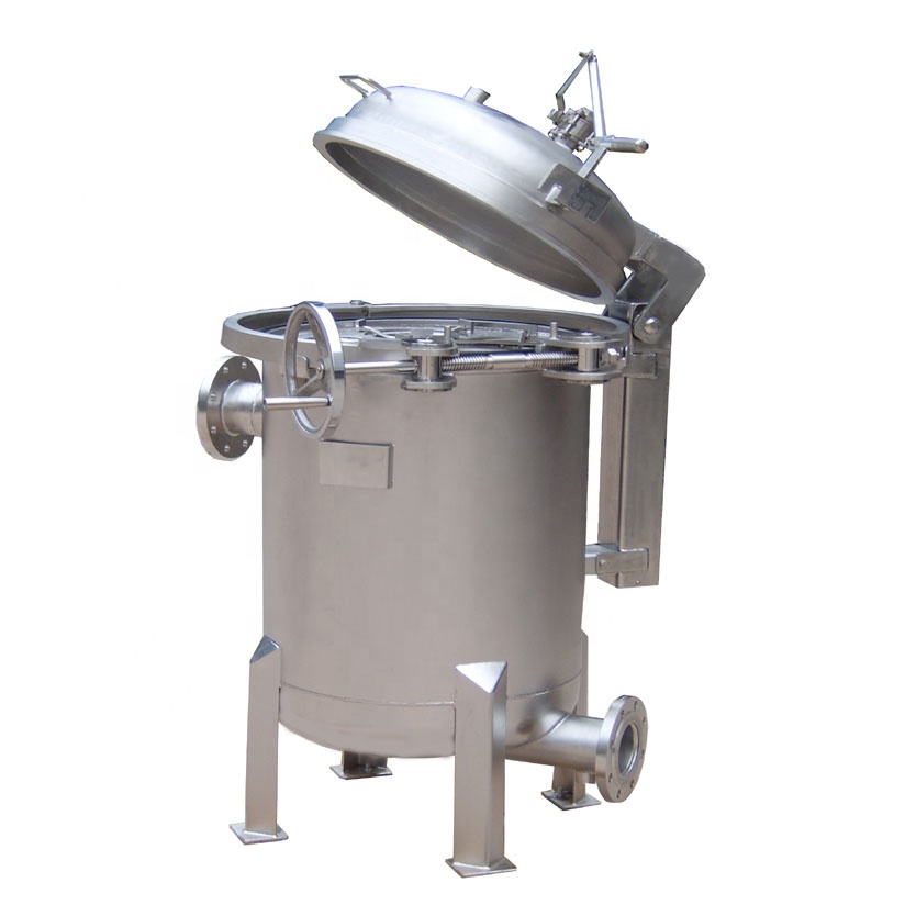 1-100micron Micron Rating Multi-bag Liquid Filter Housing for Screw Thread Connection