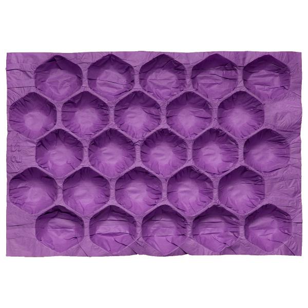Biodegradable Kraft Pulp Paper Alveoles Inserts for Round Fruit & Vegetable Trays Eco-friendly Alveoles Paper Fruit Tray
