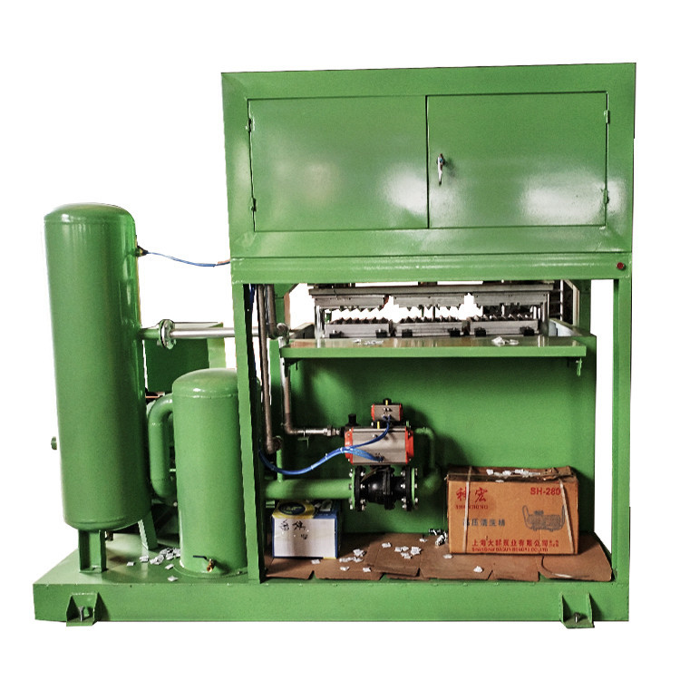 45KW Small Egg Tray Production Line 7T Capacity 700 - 1500pcs/H Apple Tray Making Machine