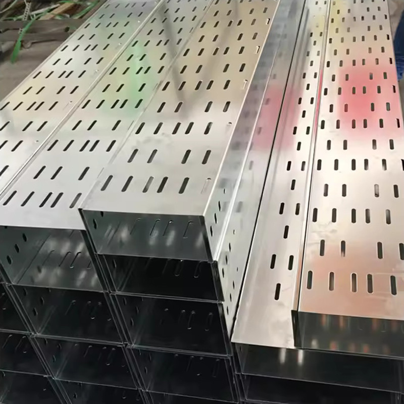 Customizable Aluminum Cable Tray With Rectangular Design And Various Accessories