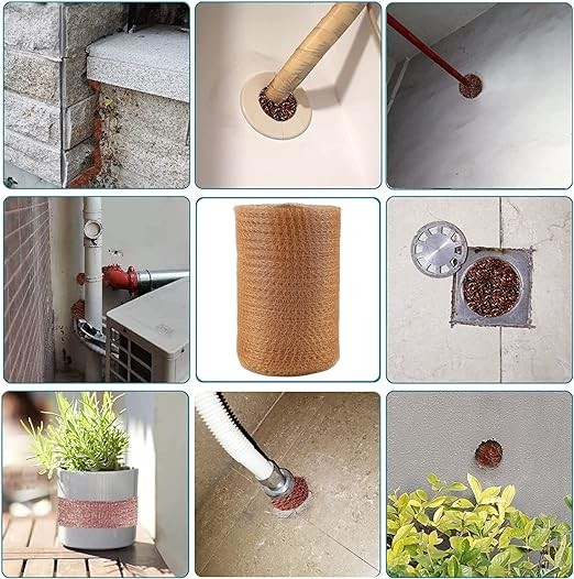 Knitted Copper Rodent Mesh With 100mm Width For Rodent Control
