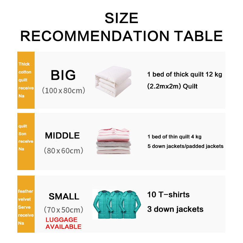 Large 31.5"X39.37" Vacuum Zipper Bags For Clothes